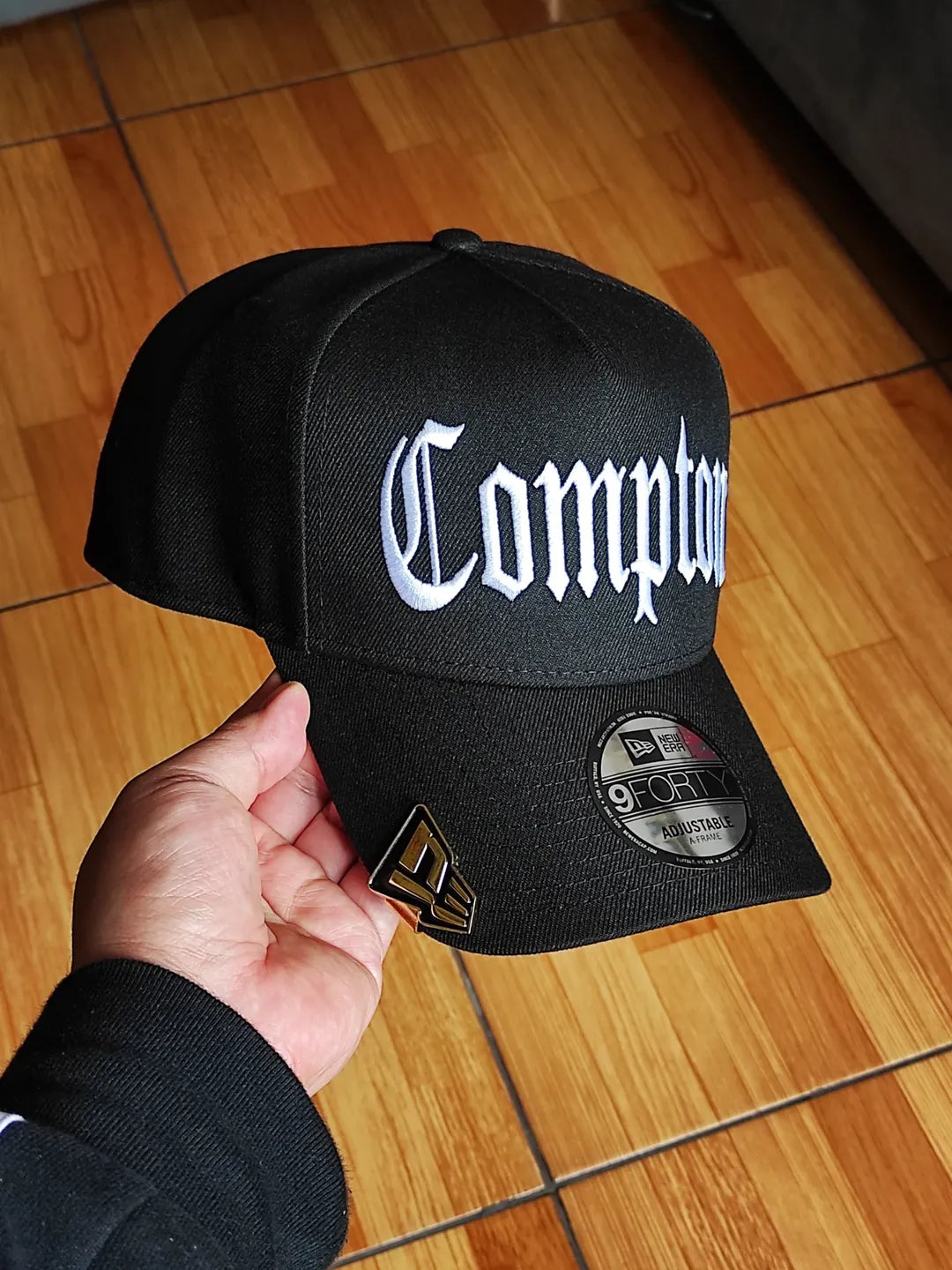 Gorra snapback A-frame New Era Compton negra 9Forty