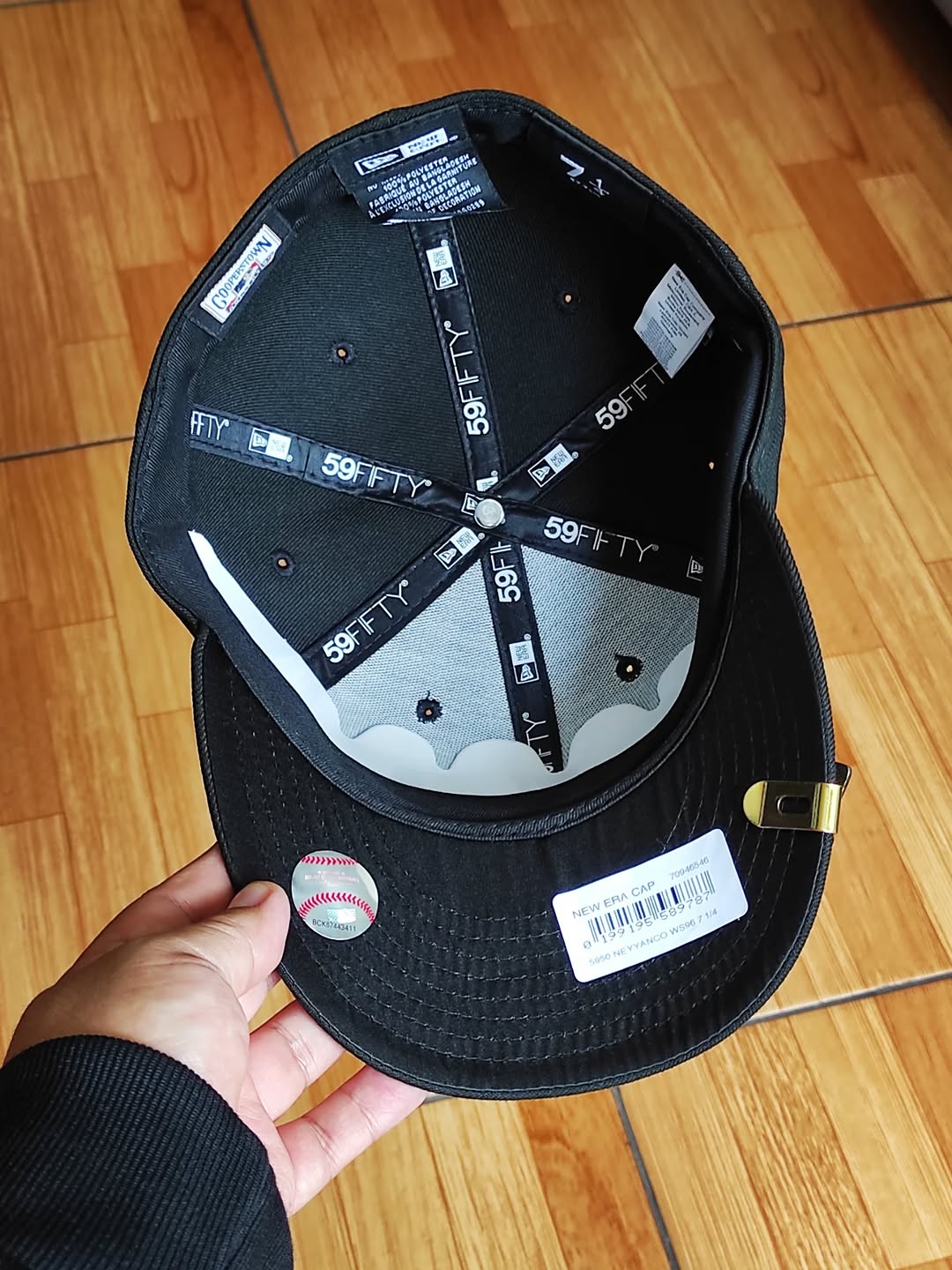 New Era New York Yankees script world series titanio negro 59FIFTY
