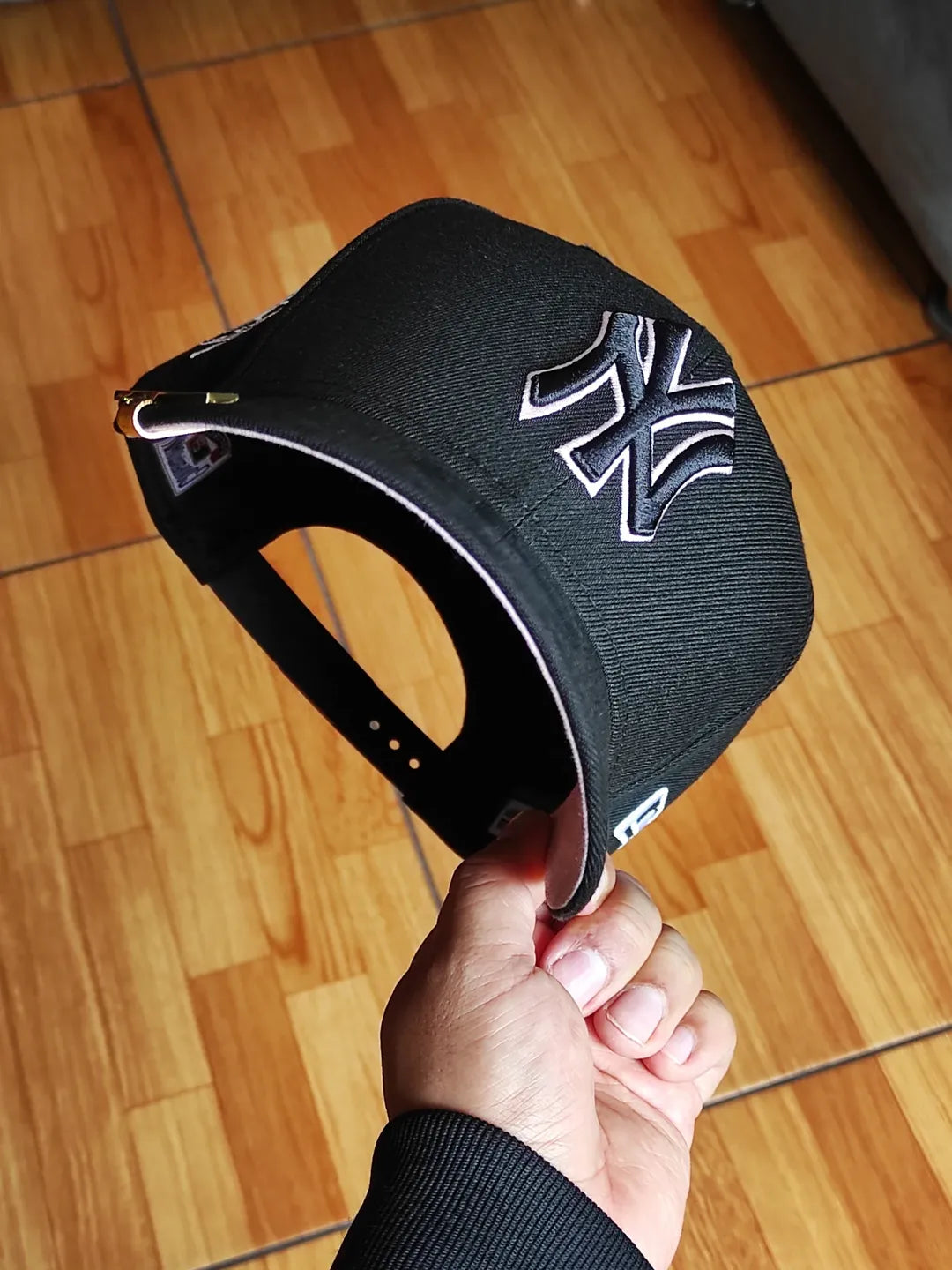Gorra New Era New York World Series negra rosa 9FIFTY snapback