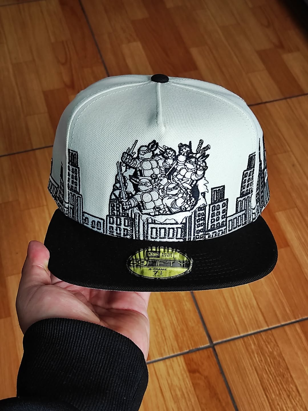 59FIFTY Tortugas Ninja Chrome negra con armazón A-Frame