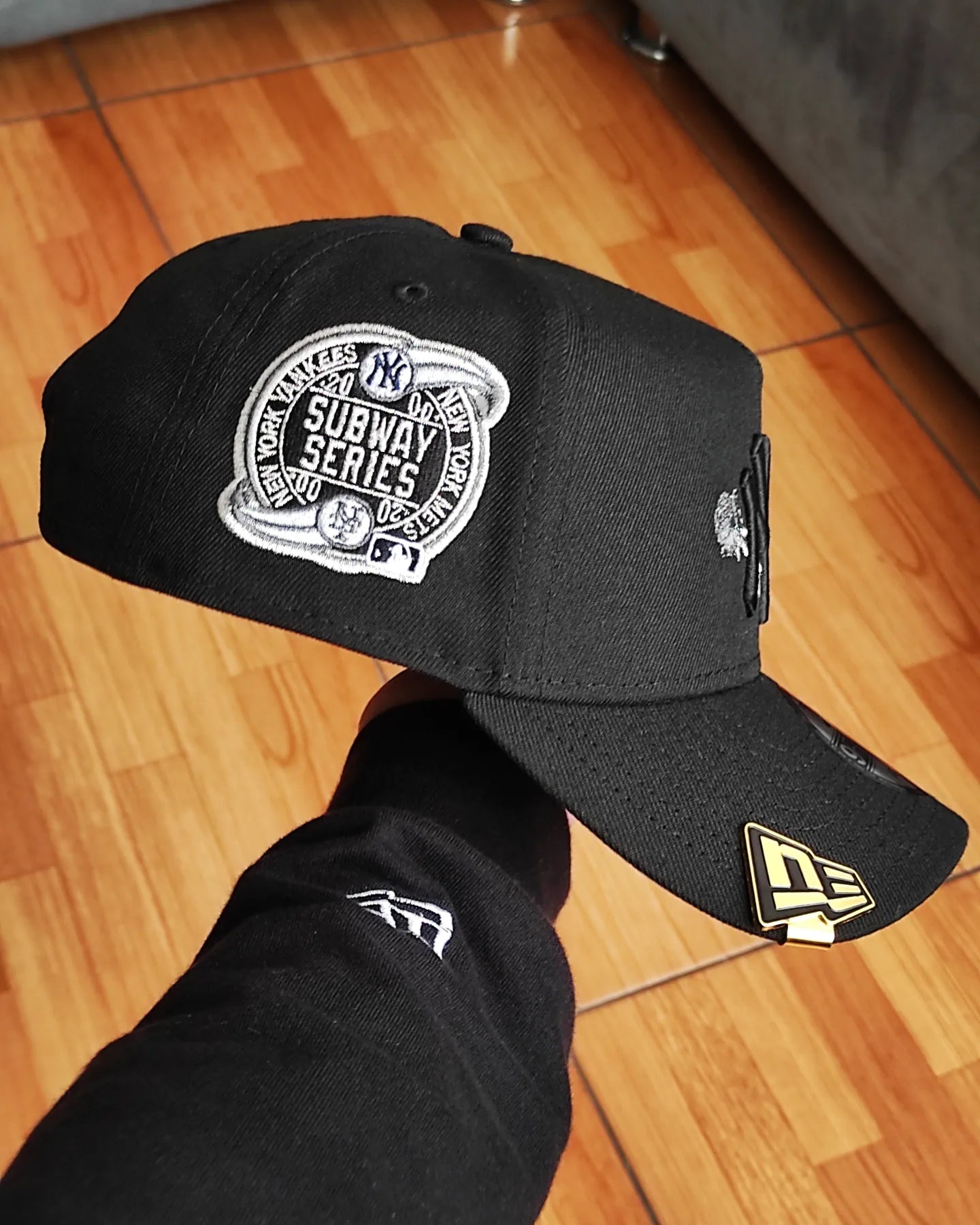 New Era Gorra Negra New York Yankees Rose Subway Series 2000 9Forty A Frame Snapback