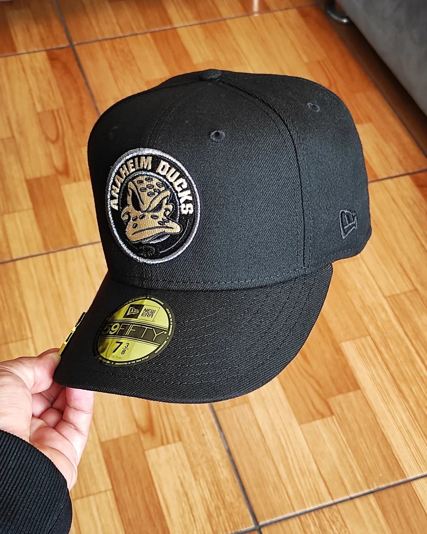 Gorra New Era Anaheim Ducks 30th Anniversary Black Prime Edition 59Fifty Ajustada