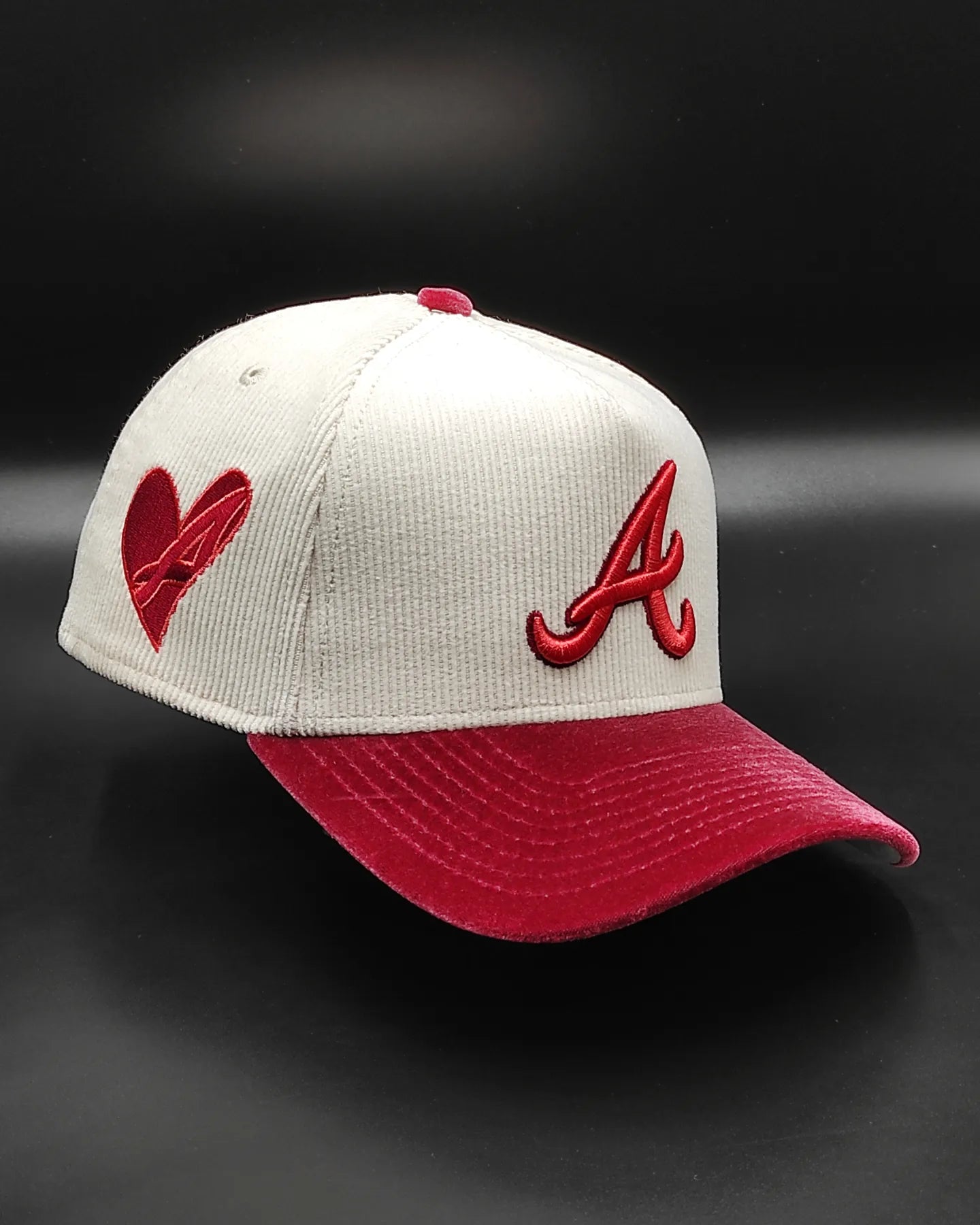 Gorra Newera Atlanta Braves Corduroy velvet 9 forty aframe Snapback