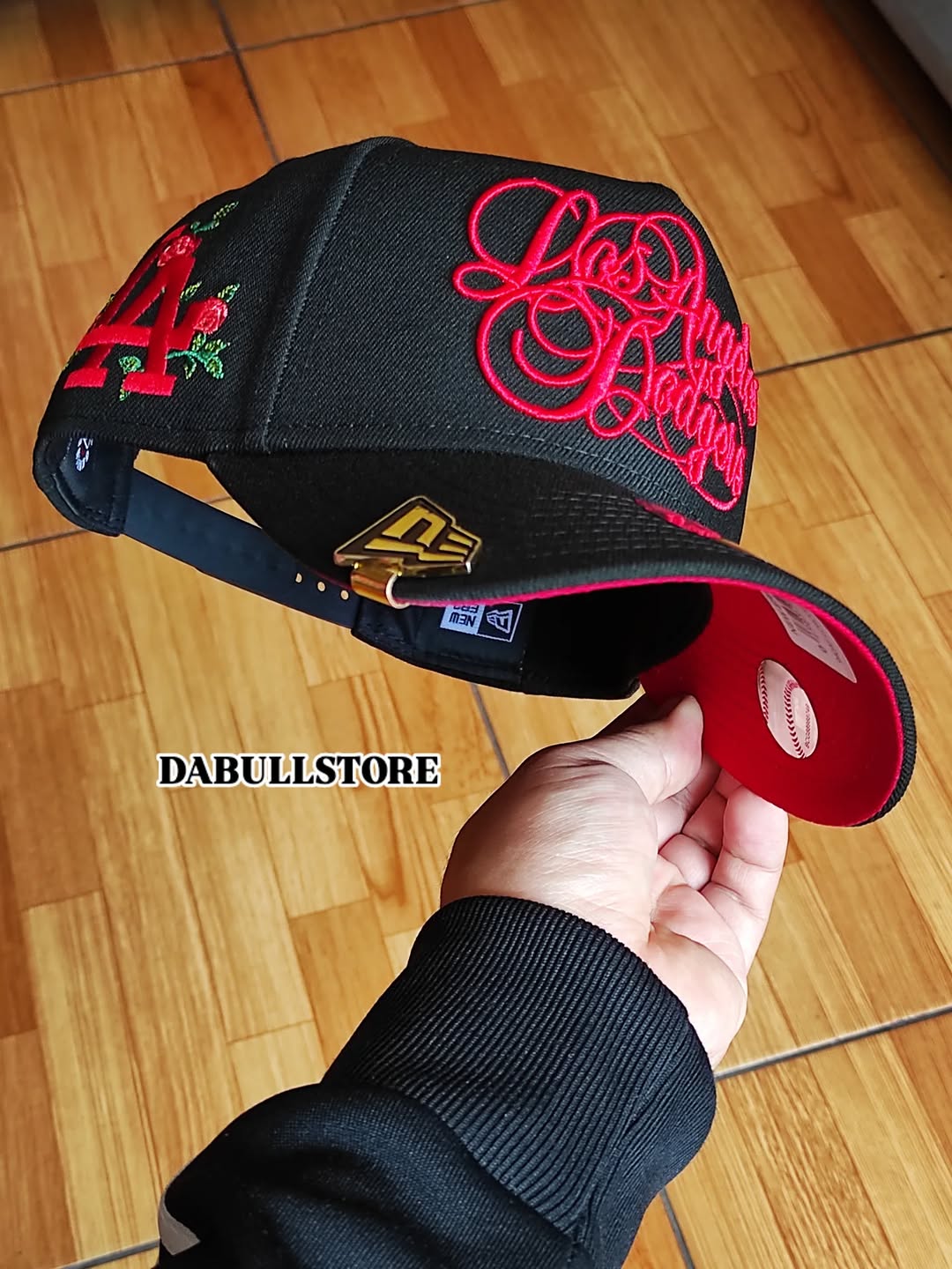 Gorra New Era Los Angeles Dodgers rose script 9Forty A Frame Snapback