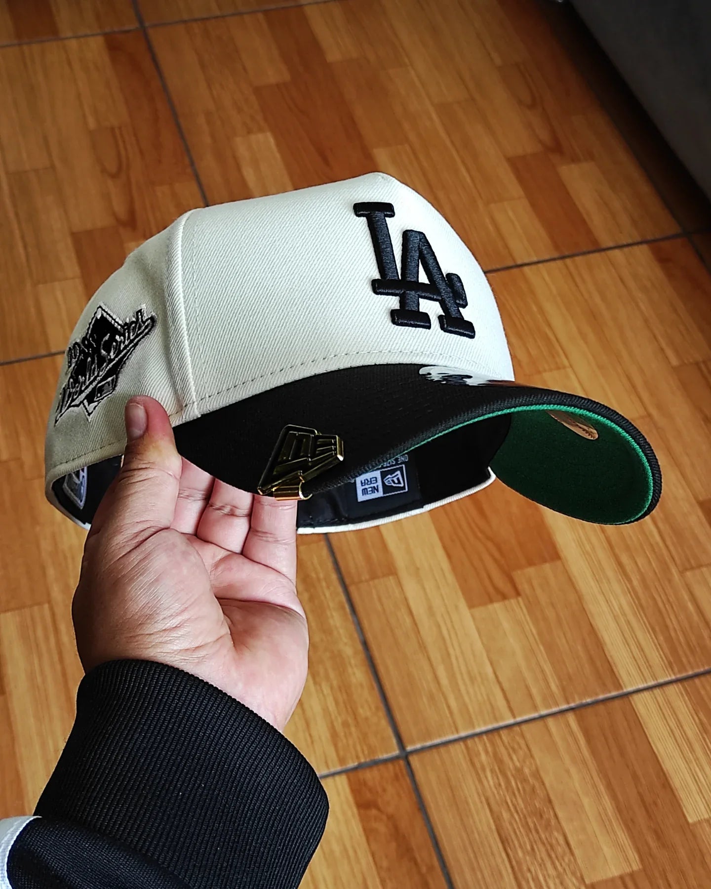 New Era Los Angeles Dodgers Serie Mundial 1999 Cromado negro 9 forty A-FRAME