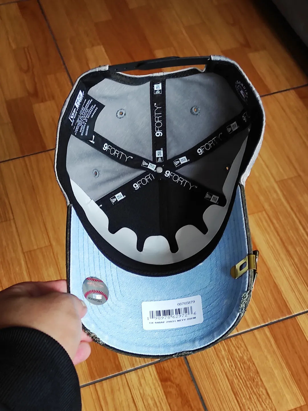 Gorra New Era 9FORTY A-Frame con broche de los New York Yankees