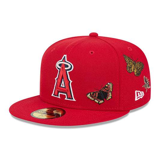 Gorra Cerrada Red Felt Anaheim Angels Gray Bottom New Era 59Fifty