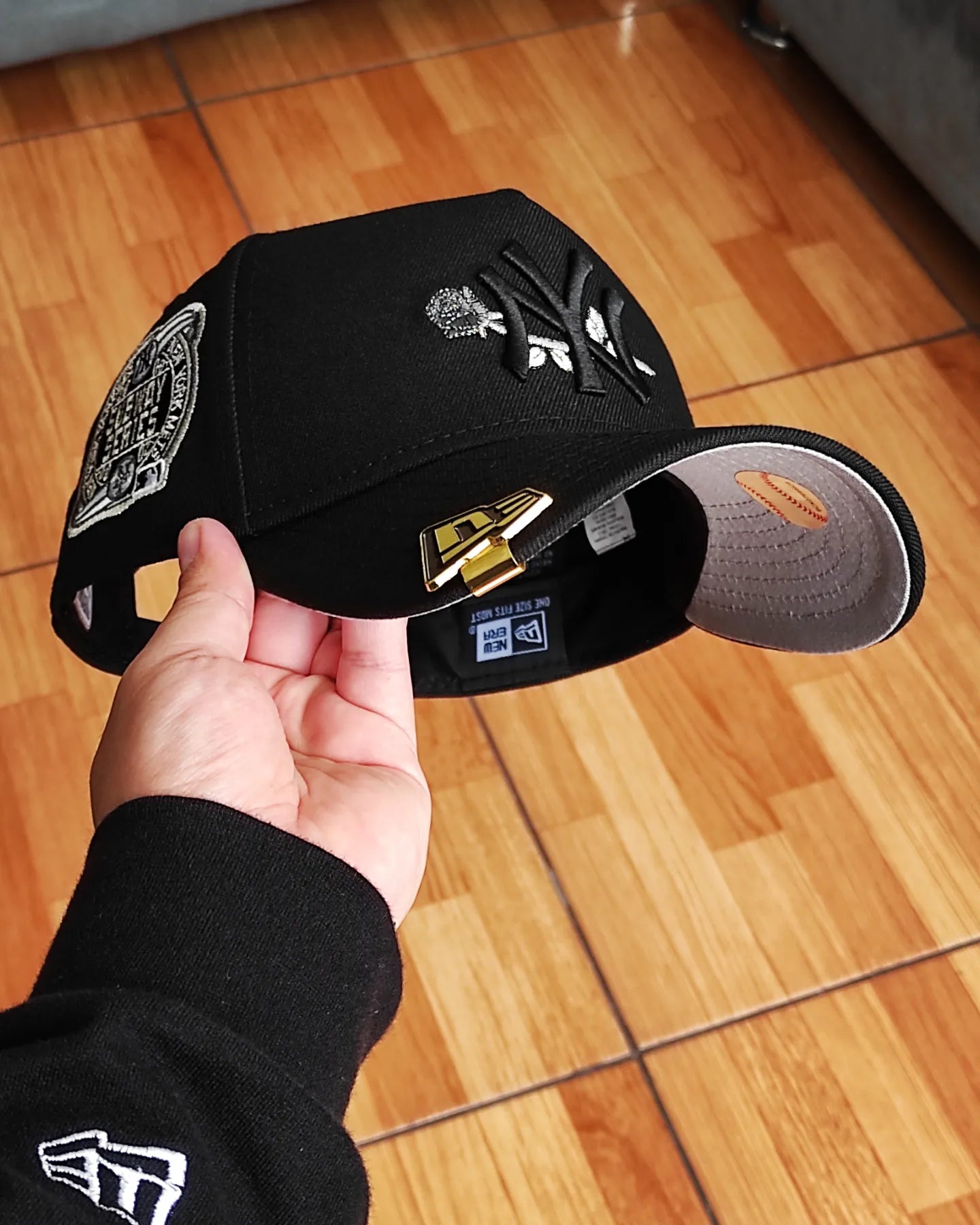 New Era Gorra Negra New York Yankees Rose Subway Series 2000 9Forty A Frame Snapback