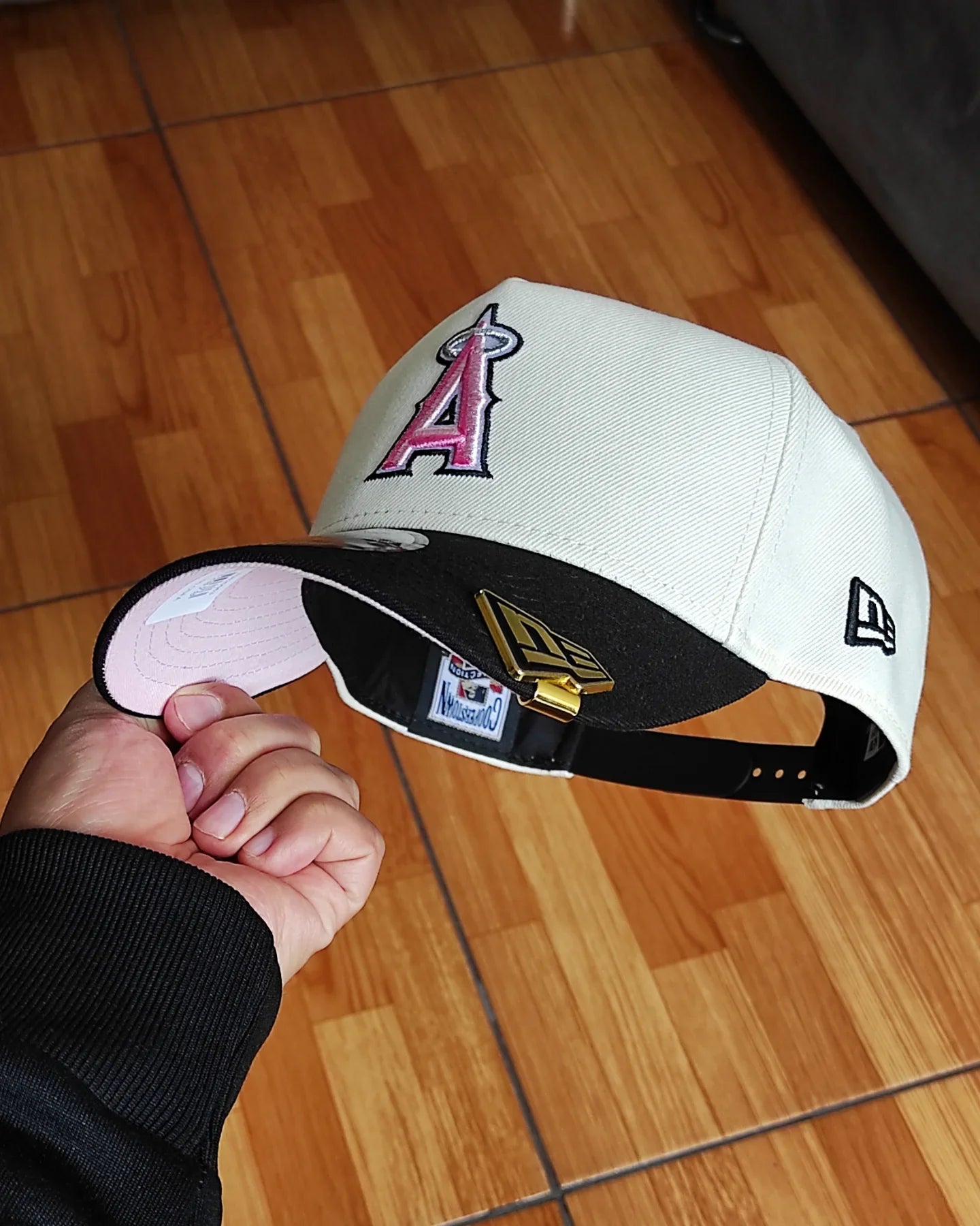 New Era Anaheim Angels 50 aniversario Chrome black 9FORTY A-FRAME