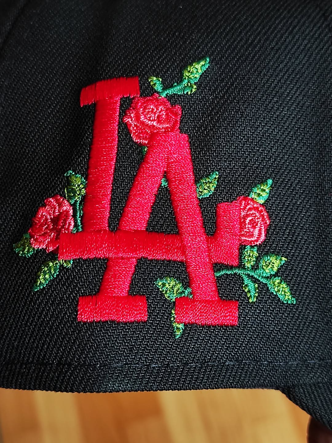 Gorra New Era Los Angeles Dodgers rose script 9Forty A Frame Snapback