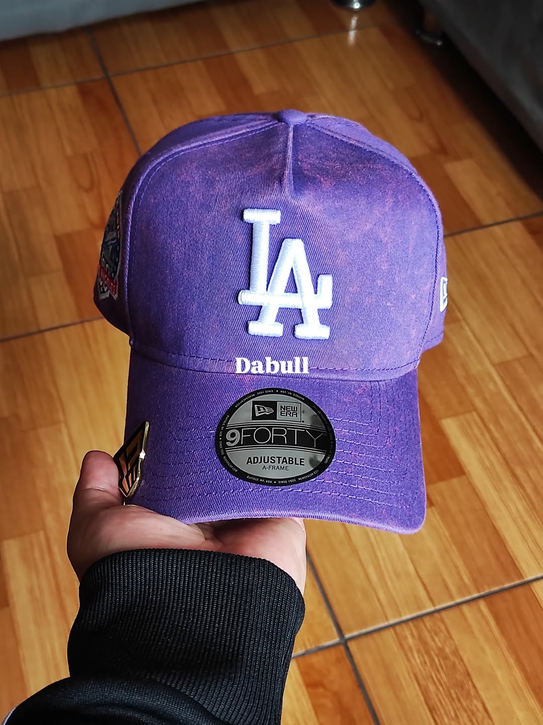 Gorra snapback 9FORTY A-FRAME New Era Los Angeles Dodgers morada 👖
