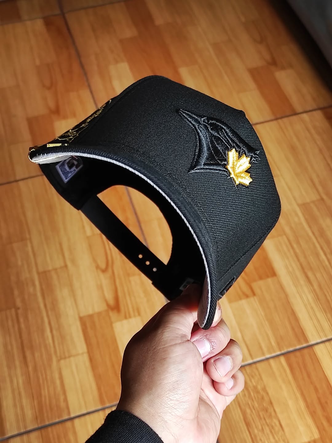 Gorra snapback 9Forty A-Frame New Era Toronto Blue Jays 40th Season Negra Dorada
