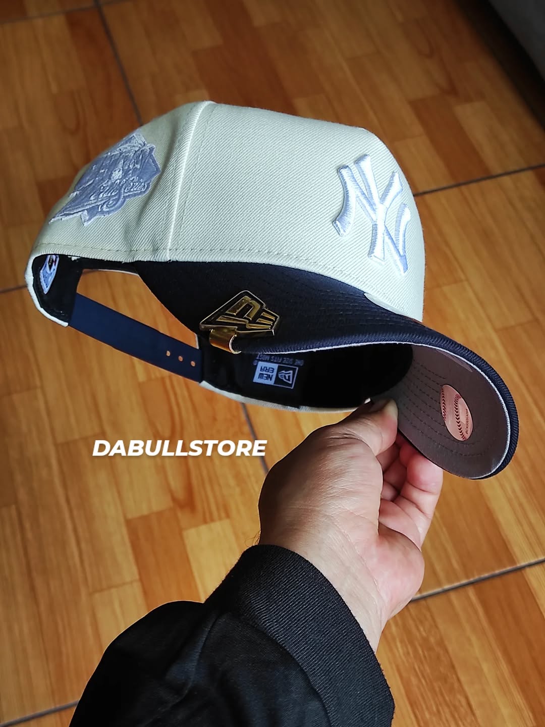 New era New York Yankees Serie Mundial 1999, gorra snapback A-FRAME 9forty azul marino cromada