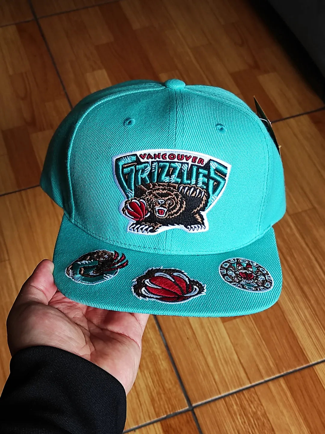 Gorra snapback Vancouver Grizzlies Mitchell & Ness NBA FRONT LOADED