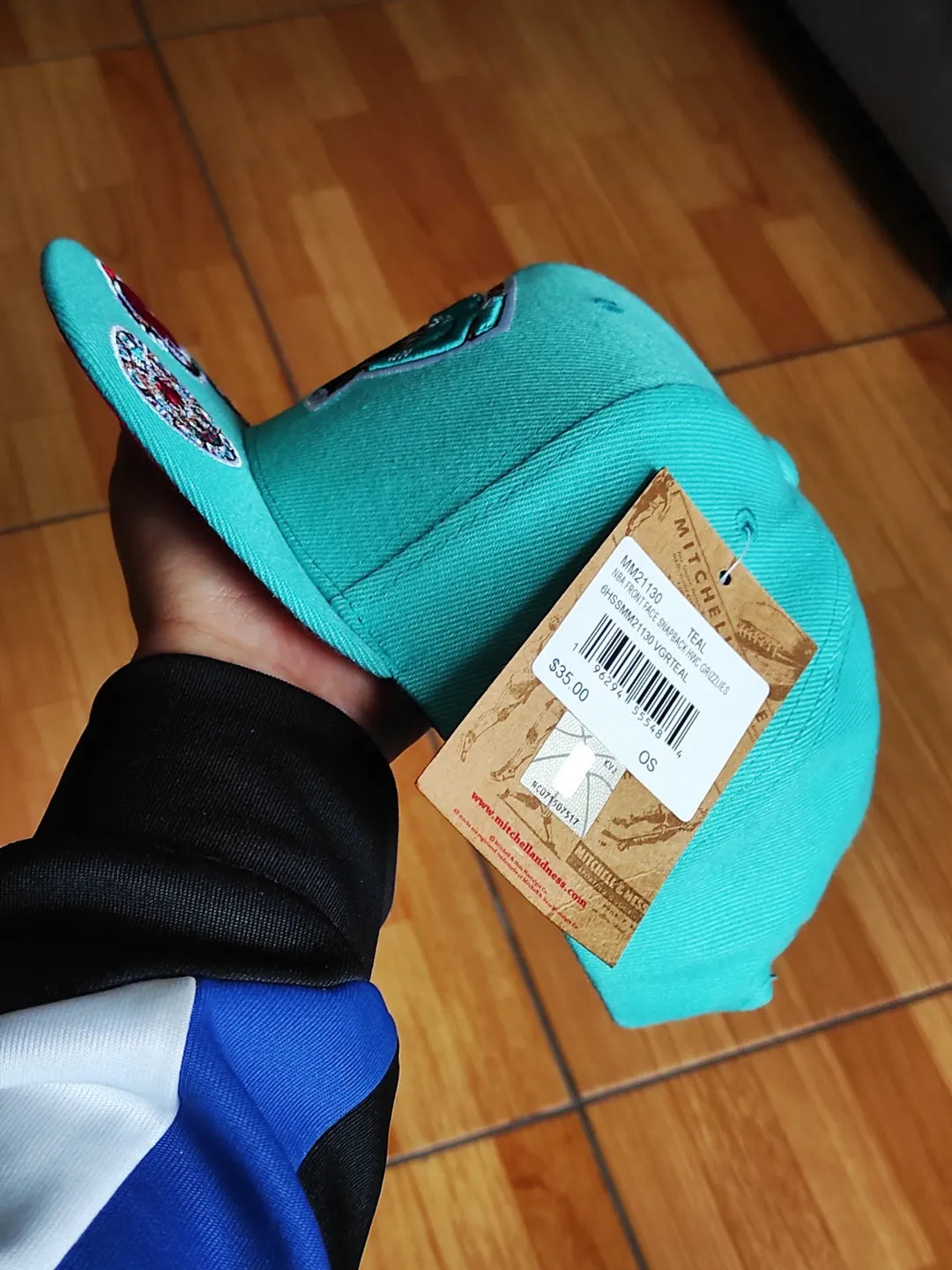 Gorra snapback Vancouver Grizzlies Mitchell & Ness NBA FRONT LOADED
