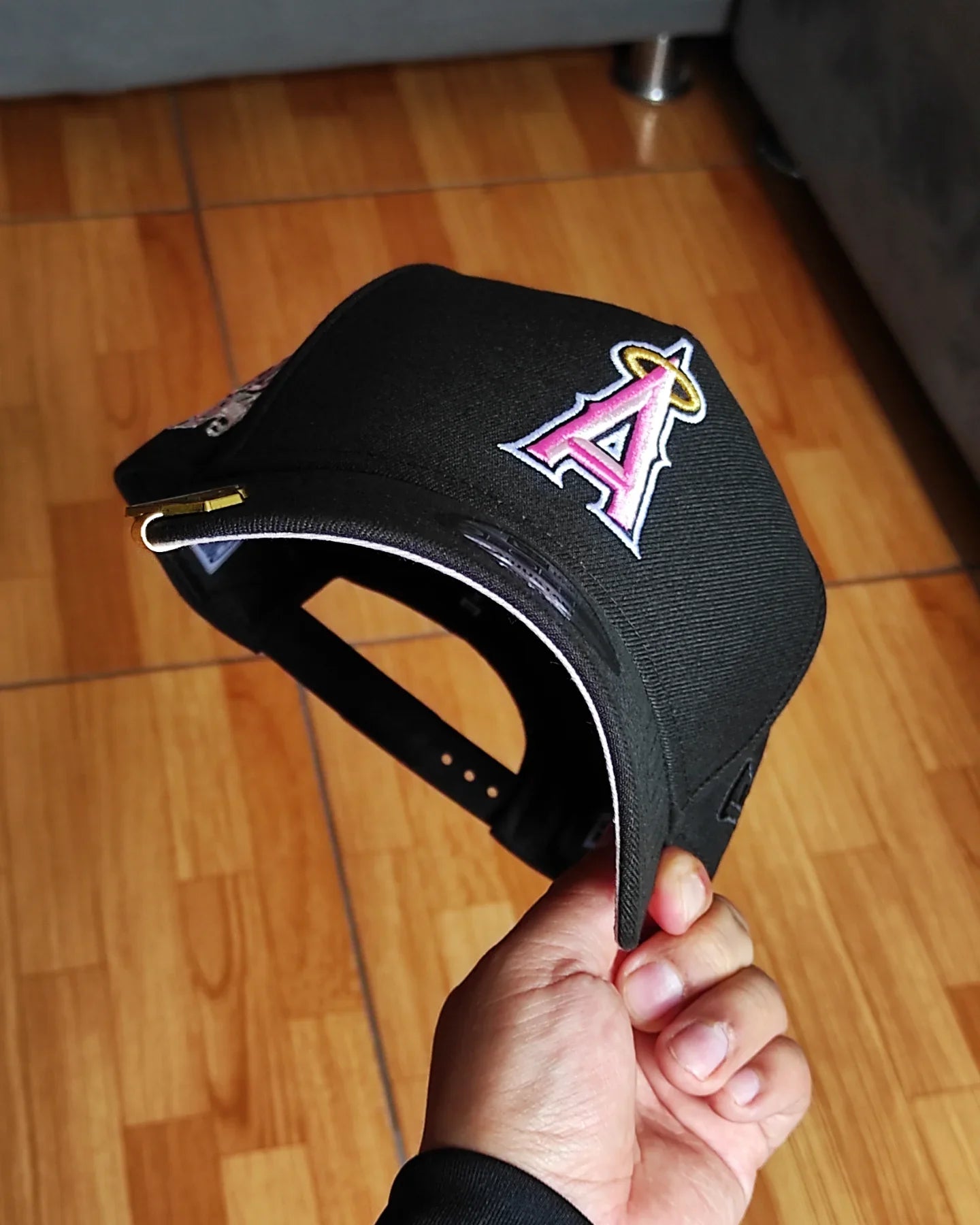 New Era Anaheim Angels 50.º aniversario negra/pino 9FORTY A-FRAME