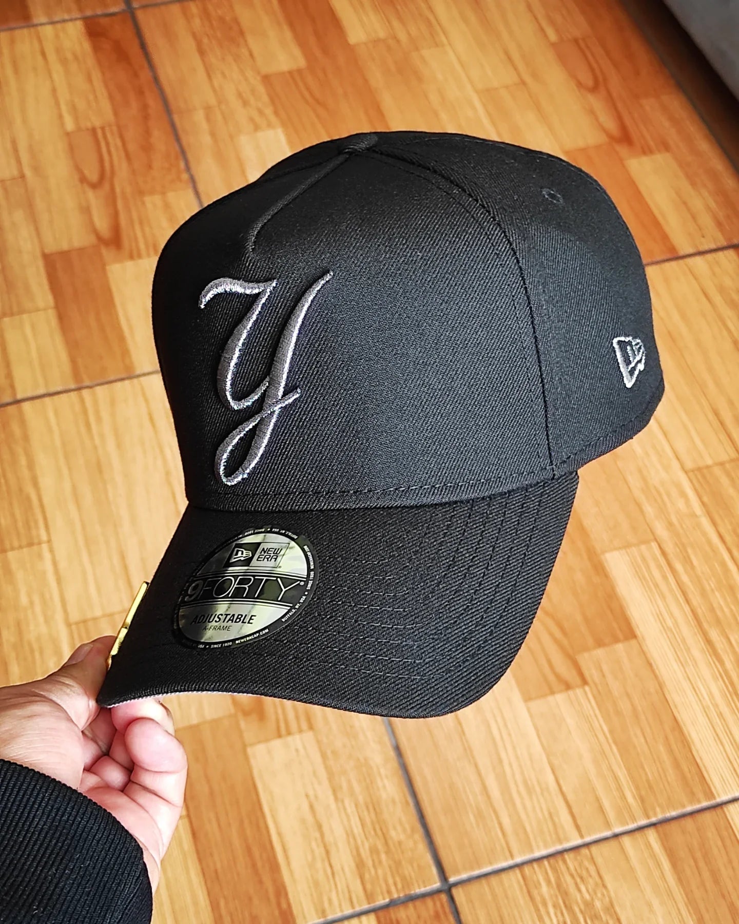New Era Gorra Ajustable Negra New York Yankees World Series 1999 Liquid Titanium 9Forty A-Frame