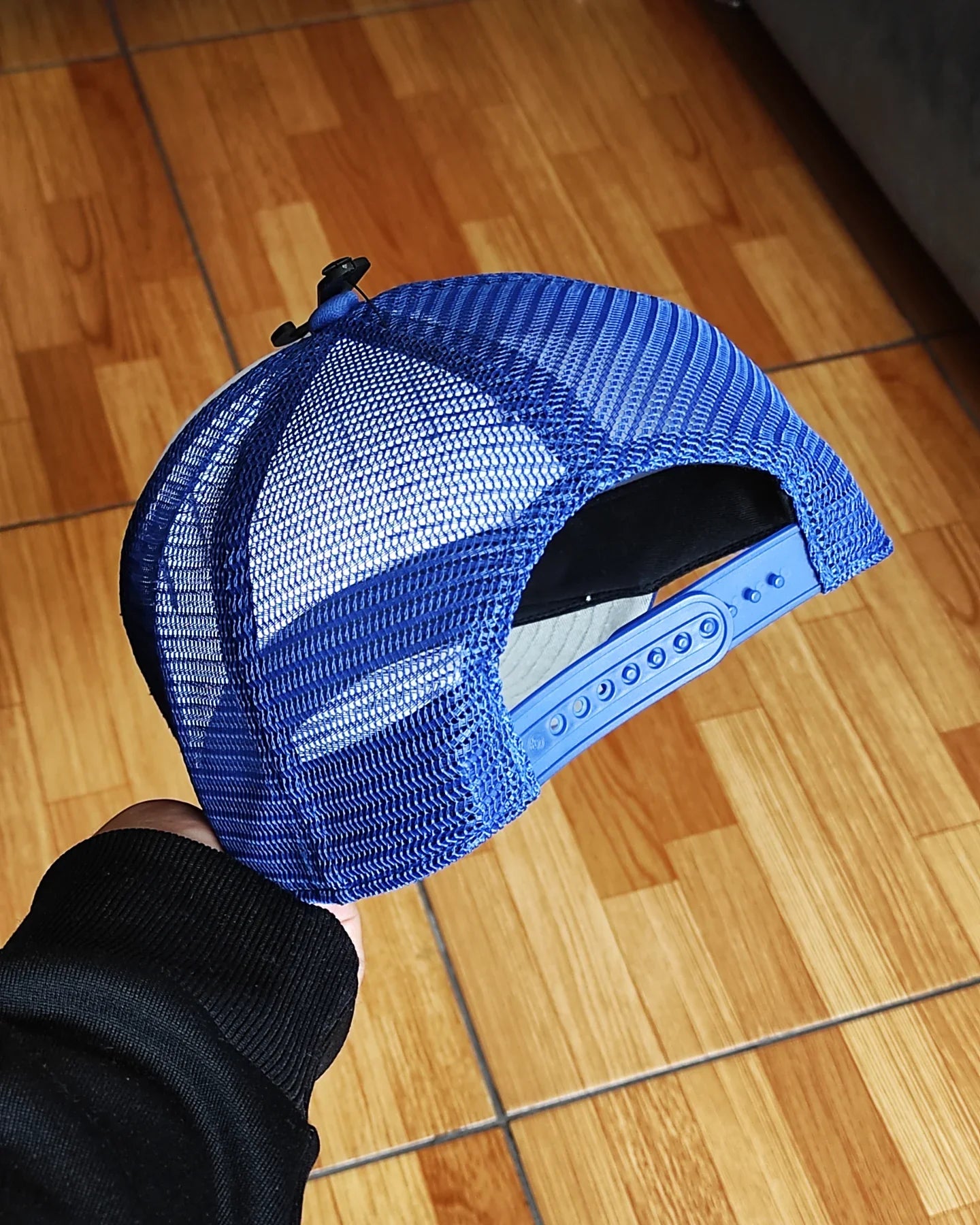 Gorra camionera snapback de espuma 47Brand Los Angeles Dodgers blanca azul World Series
