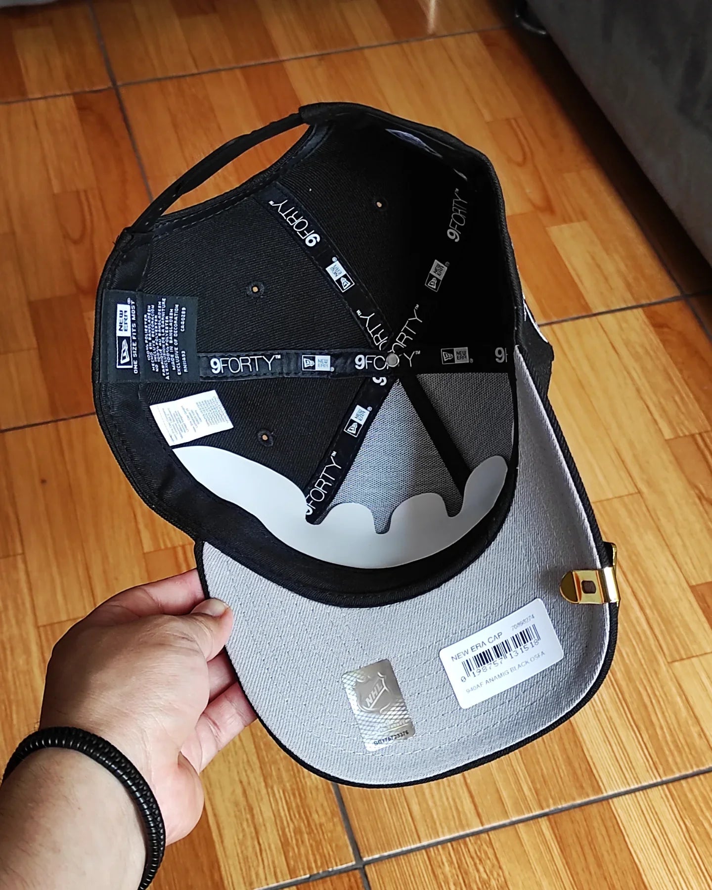 Gorra Anaheim Ducks 30th Anniversary Black Classic 9Forty A Frame Snapback de New Era
