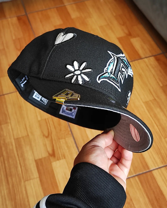 Gorra New Era Florida Marlins colección Sunlight Pop