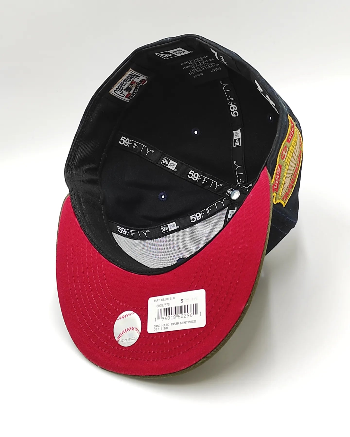 Gorra New Era 59fifty Minnesota Twins con parche de aniversario tonos otoñales - azul marino, oliva