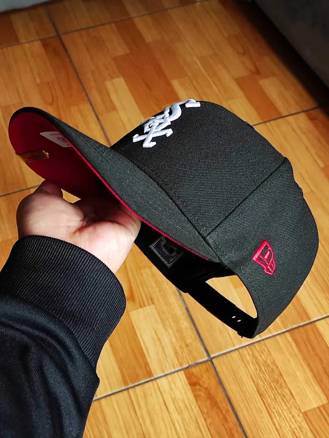 Gorra New Era Chicago White Sox World Series negra y roja 9FIFTY snapback
