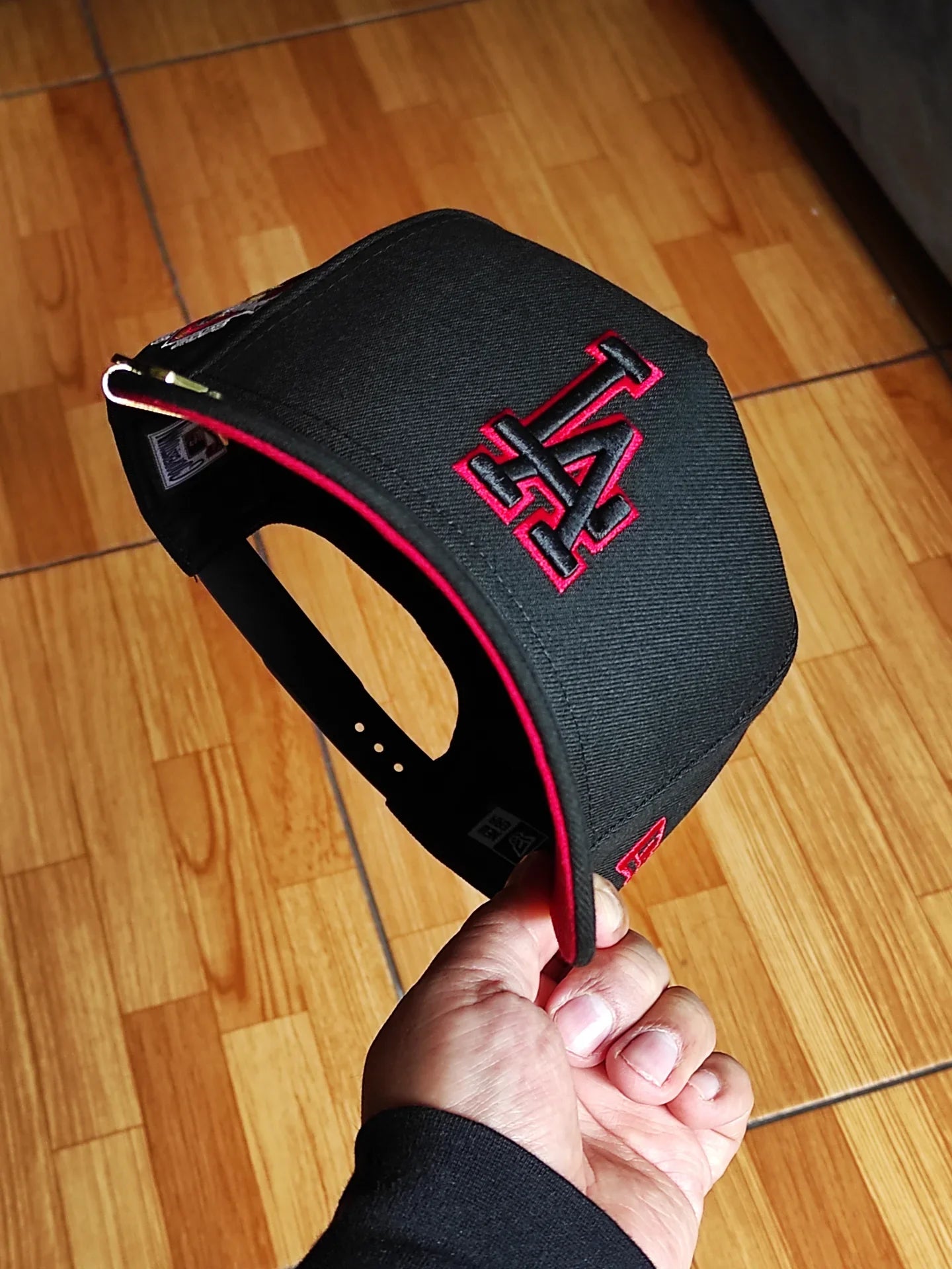 Gorra Snapback 9Fifty A Frame New Era Los Angeles Dodgers 50 Aniversario Blackout Red Prime Edition