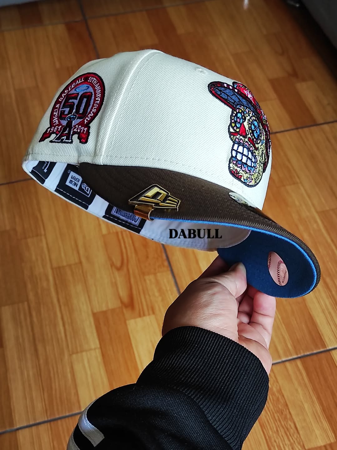 Gorro Sugar skull Anaheim Angels MLB New Era 59FIFTY 💀