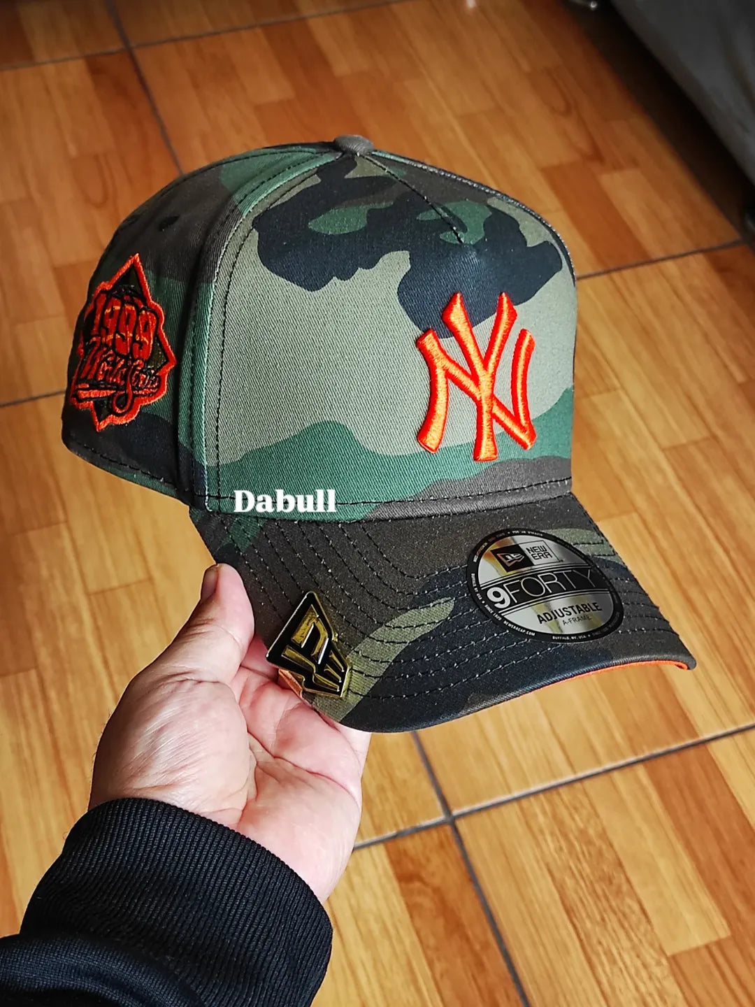 Gorra New Era New York Yankees World Series 1999 Edición Camuflaje 9Forty A-Frame Snapback