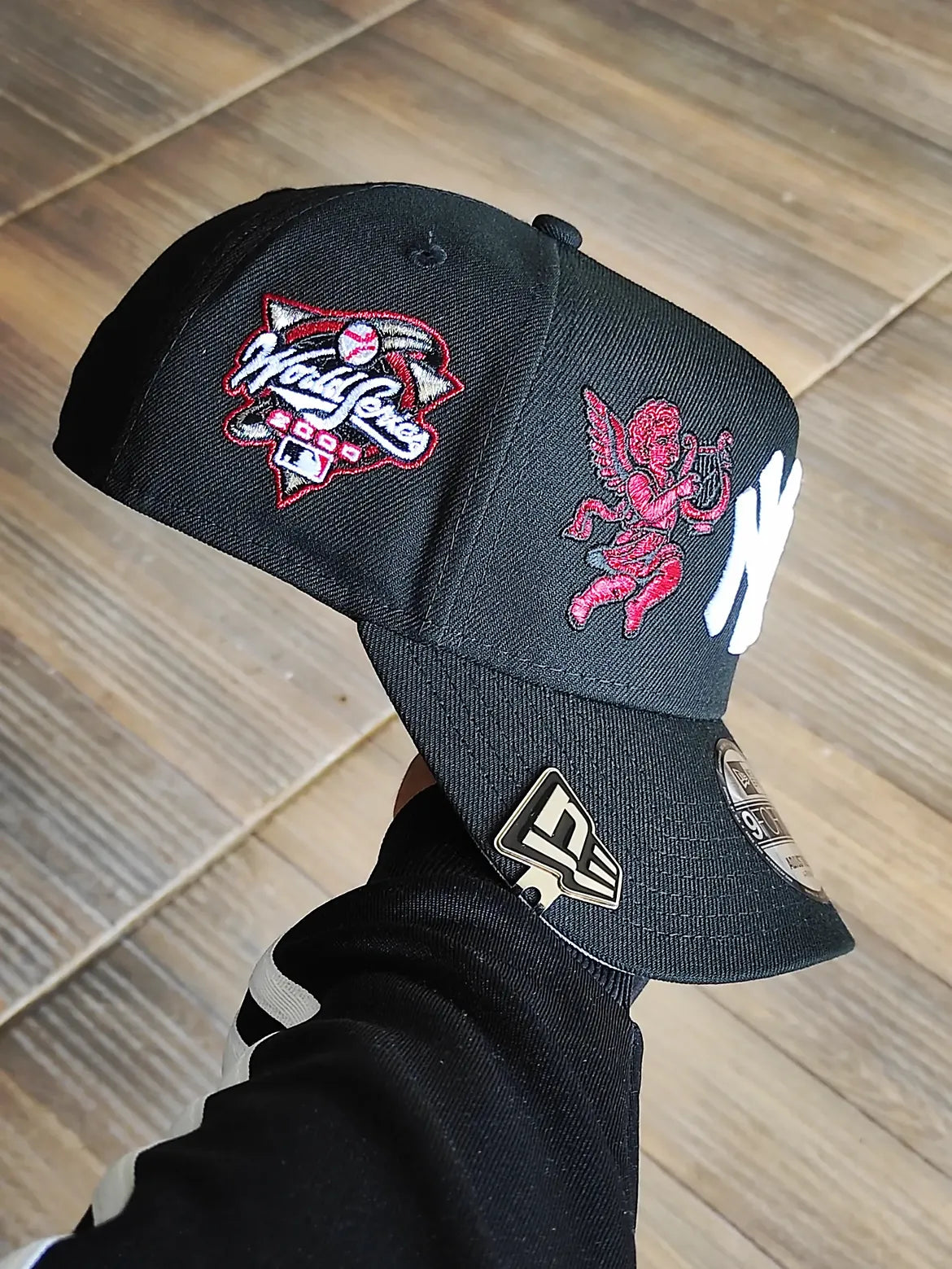 New Era New York Yankees world series Ángel 🏹 black red 9forty a frame