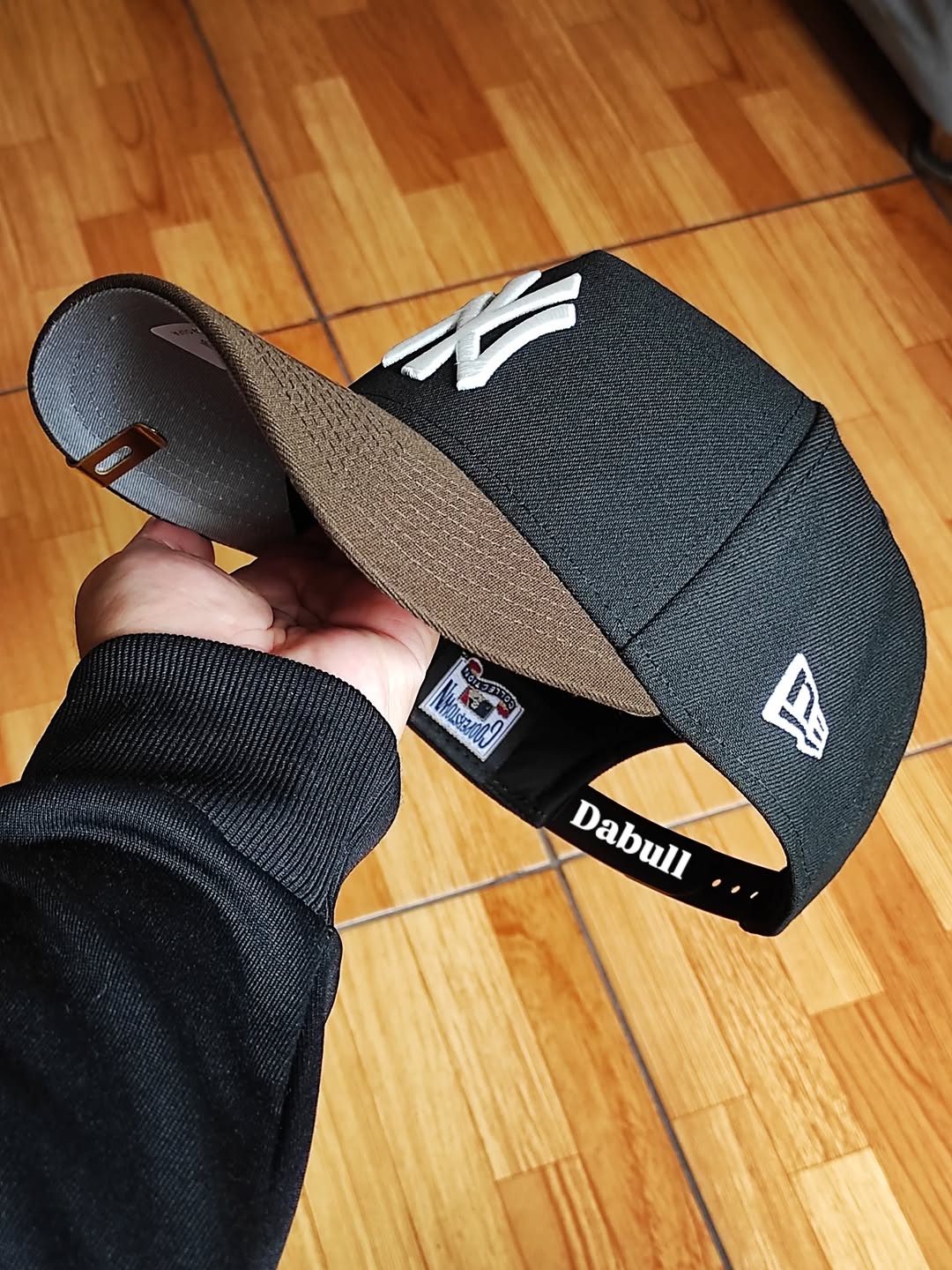New Era New York Yankees Serie Mundial Negra Marrón 9FORTY A-FRAME Snapback