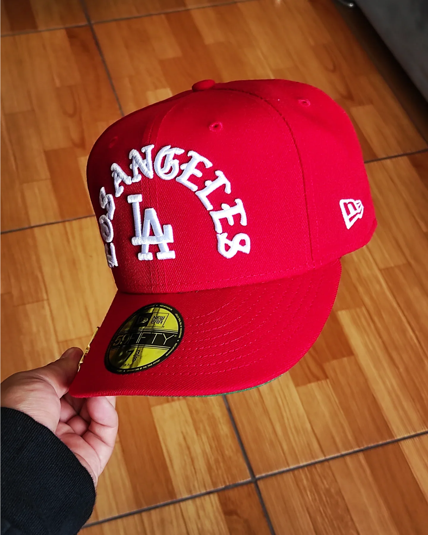 Gorra ajustada New Era Los Angeles Dodgers Viva Roja edición 59fifty