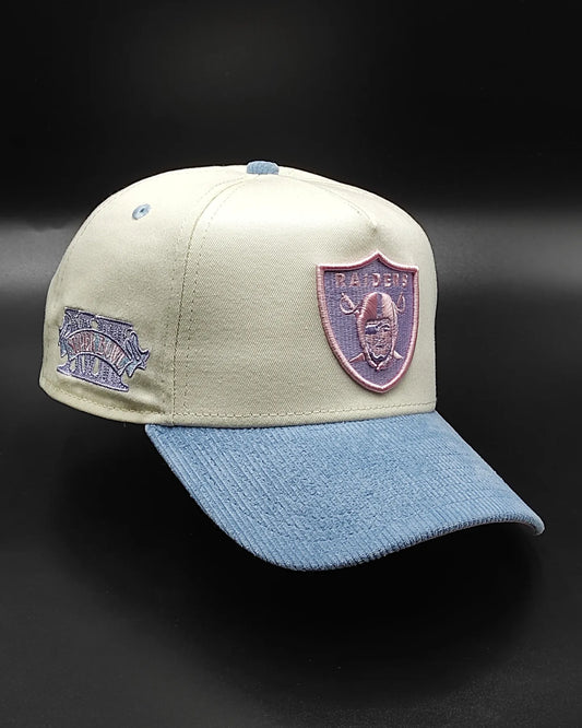 Gorra Snapback A-Frame 9FORTY 'Corduroy' de los Oakland Raiders de New Era