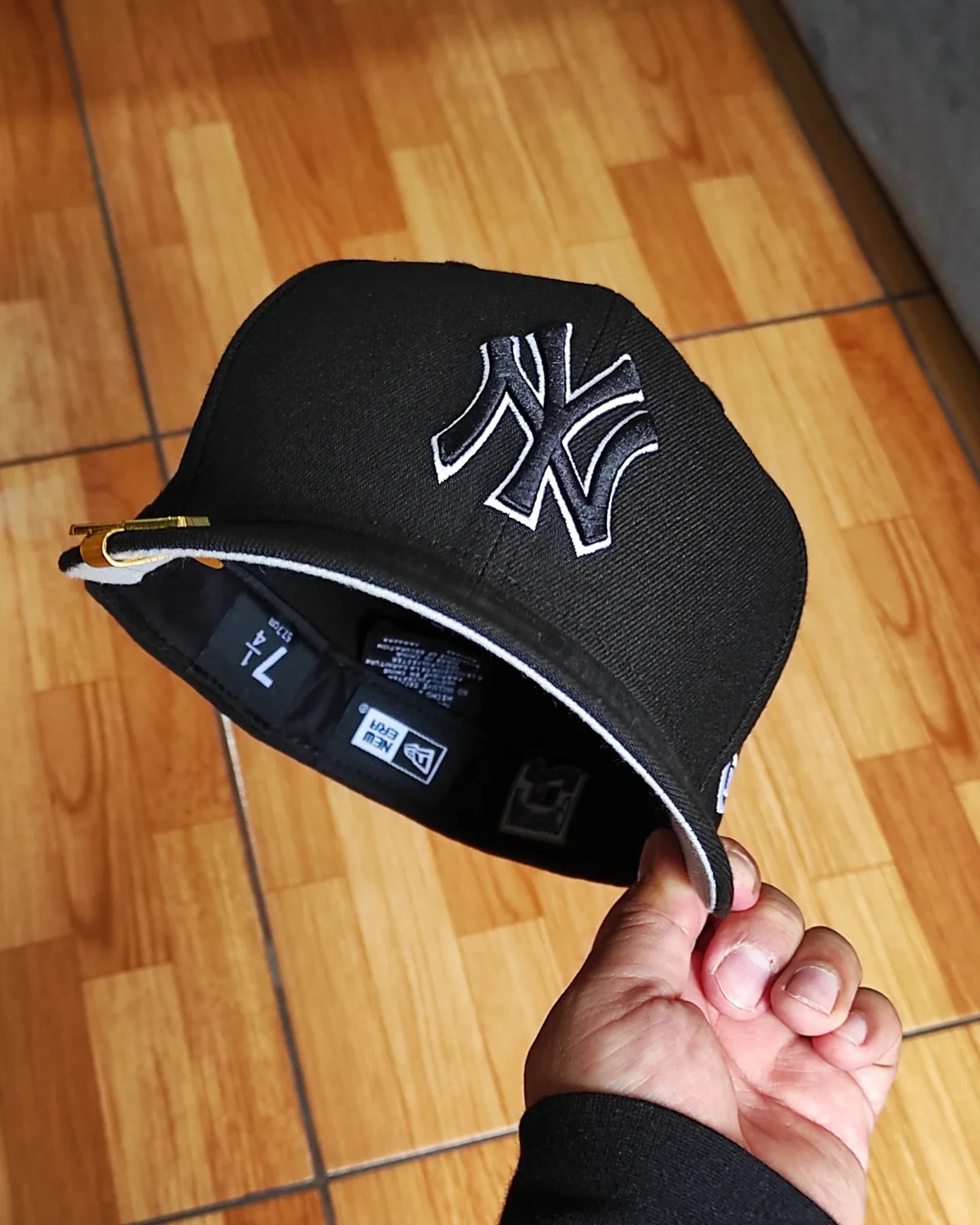 New Era New York Yankees estadio 75 aniversario negro 59 fifty ajustada