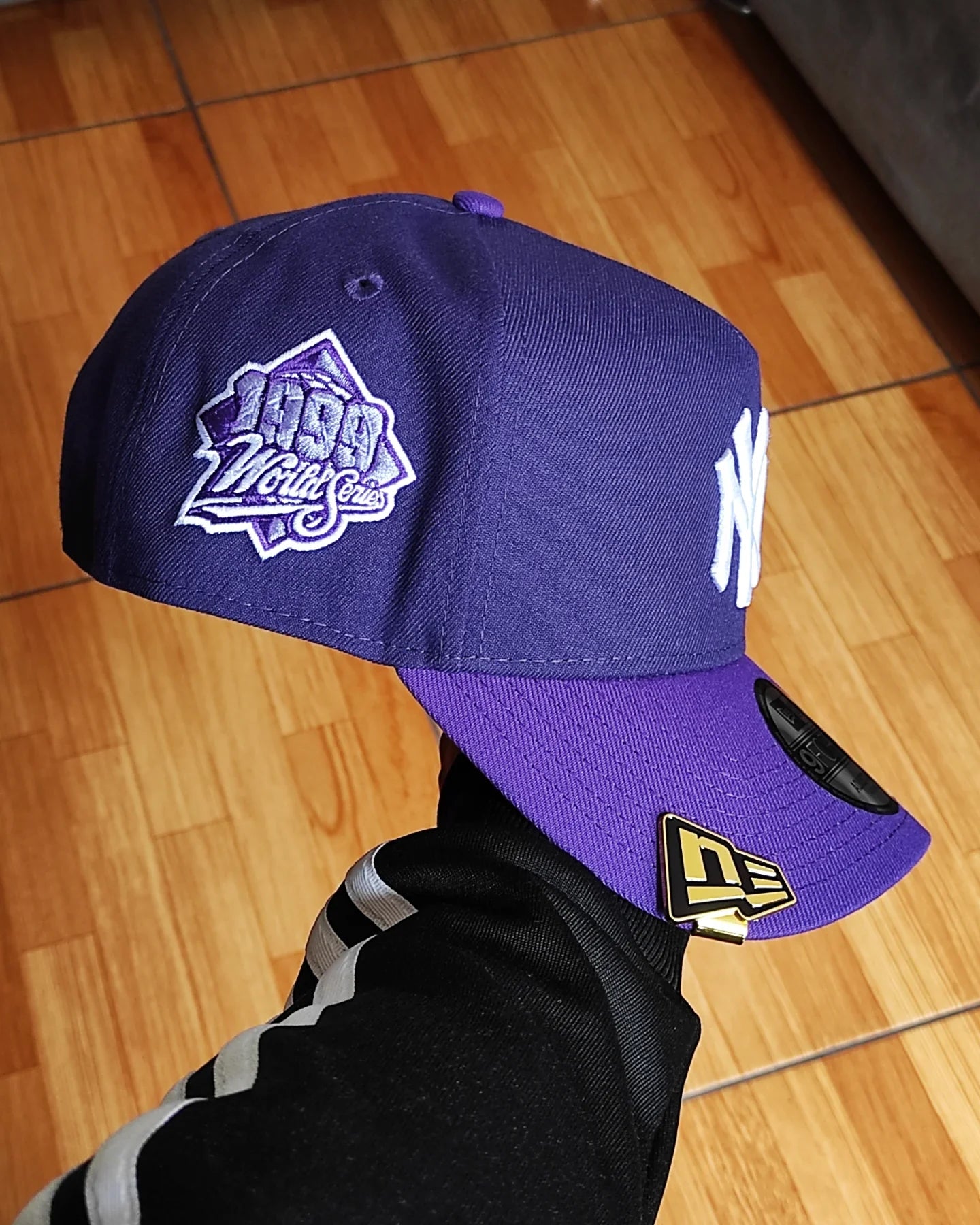 New Era New York Yankees Serie Mundial 1999 Morado 2 tonos 9FORTY A-FRAME