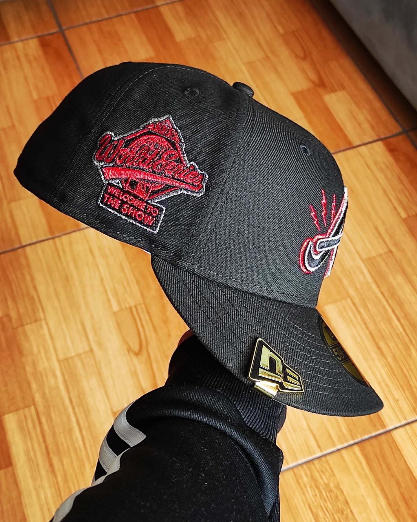 Gorra New Era Atlanta Braves World Series 1995 ⚡ Edición Negra 59Fifty Ajustada