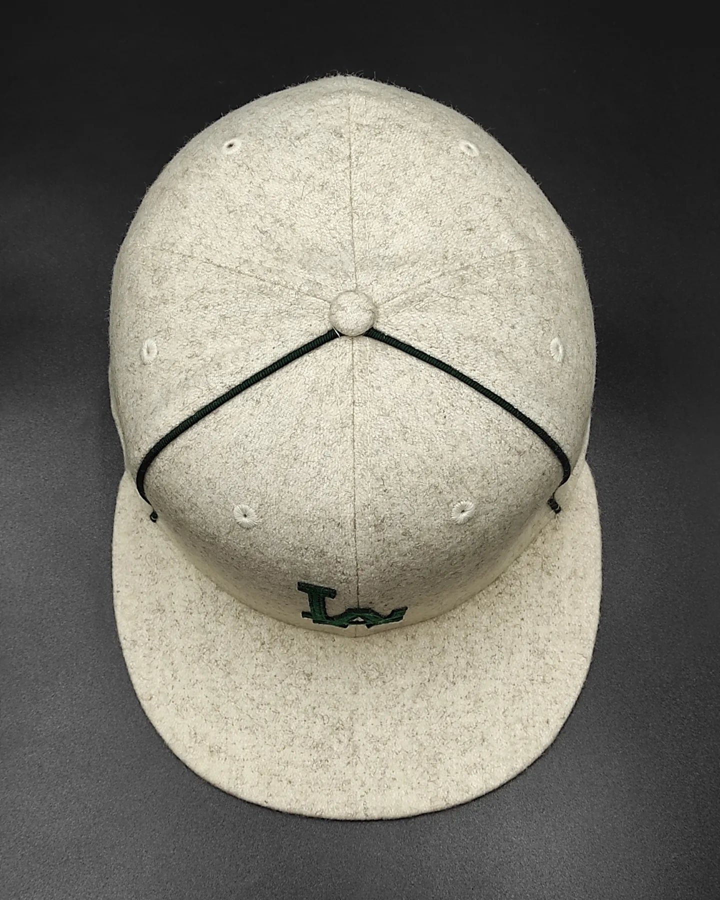 Gorra cerrada New Era Europa LA Dodgers Team Piping Wool 59FIFTY