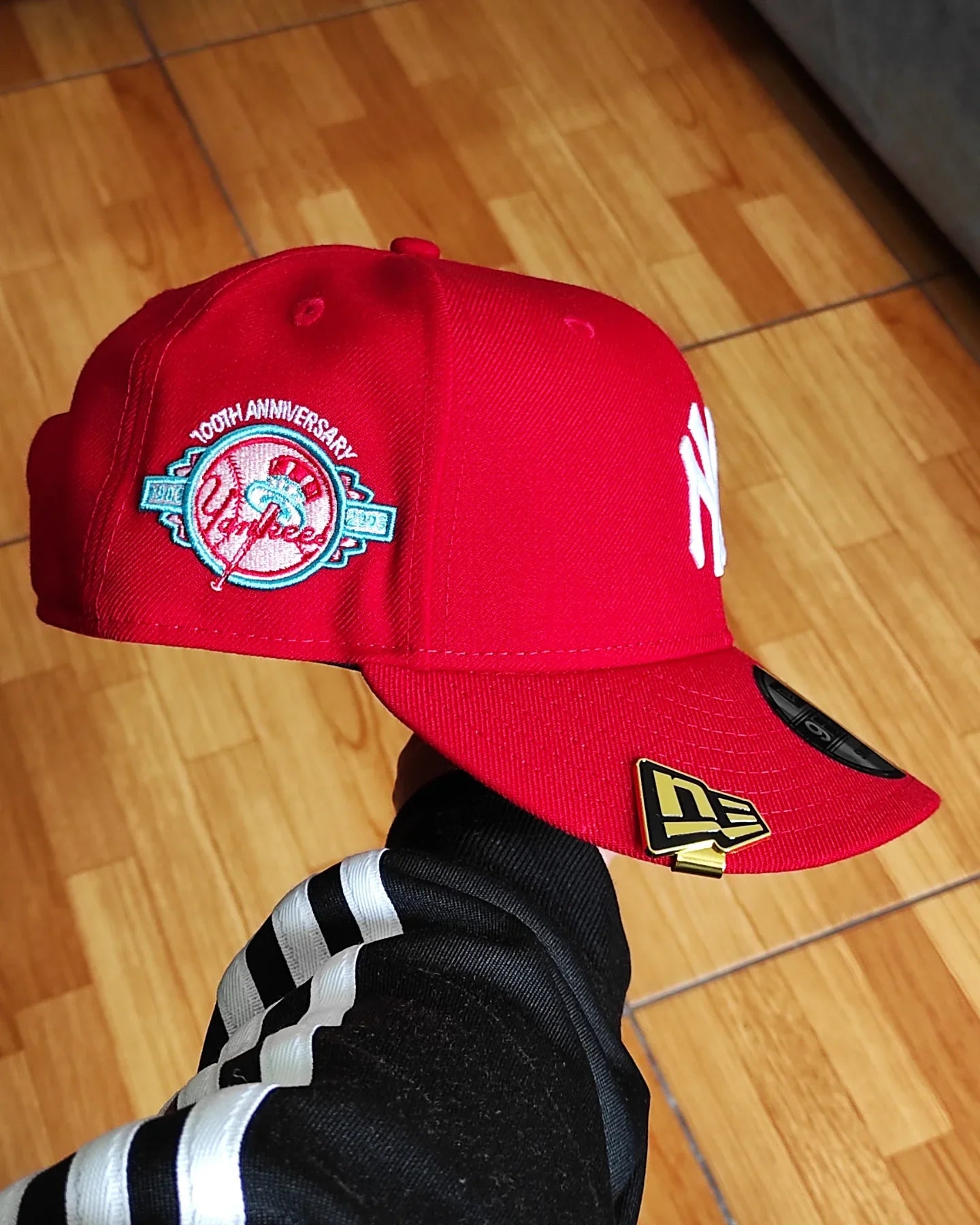 New Era New York Yankees 100 Aniversario Colección Liberty 🗽 9FIFTY Snapback - Rojo