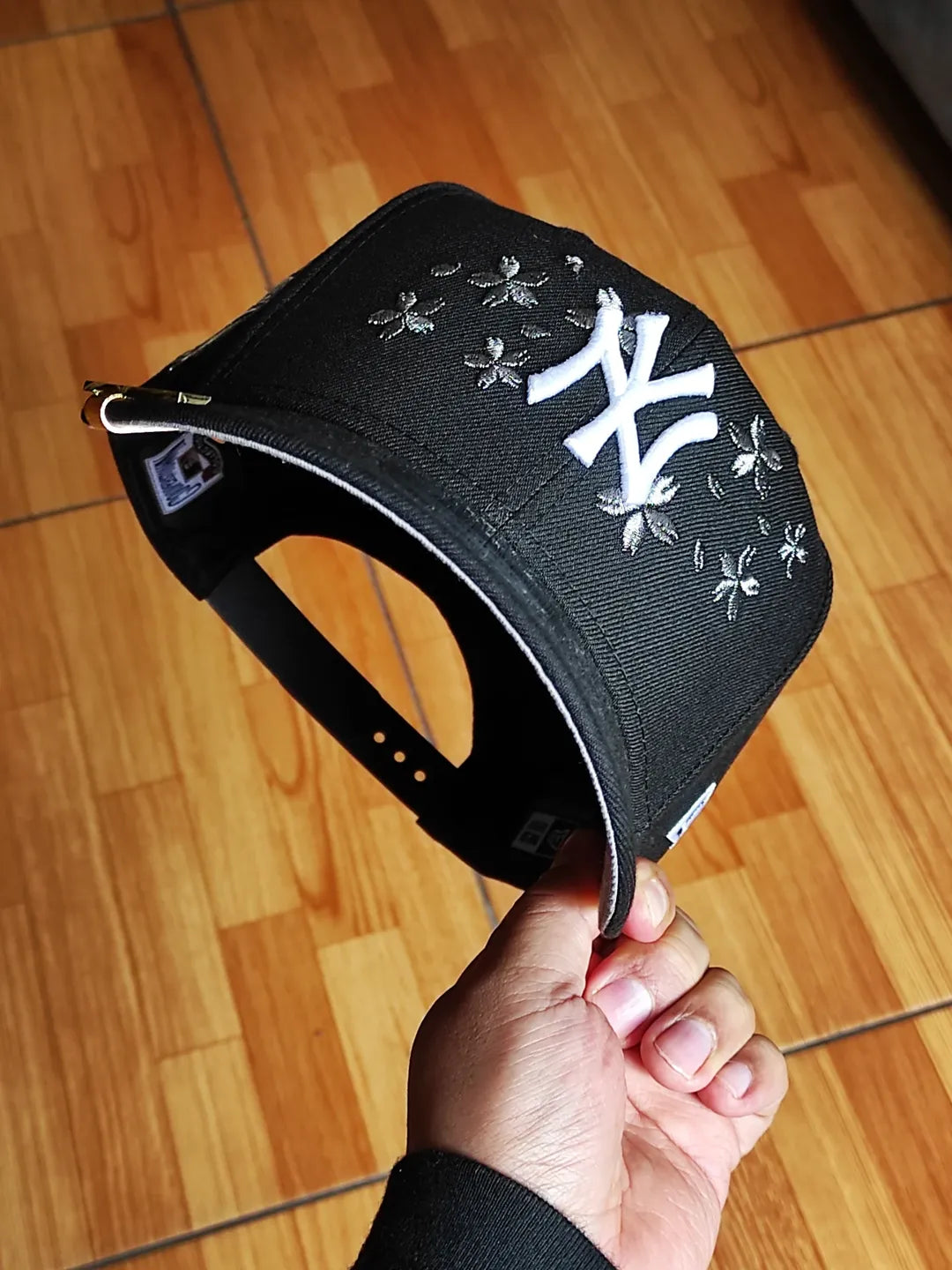 Gorra New Era New York Yankees World Series cerezo en flor negra 9fifty Snapback