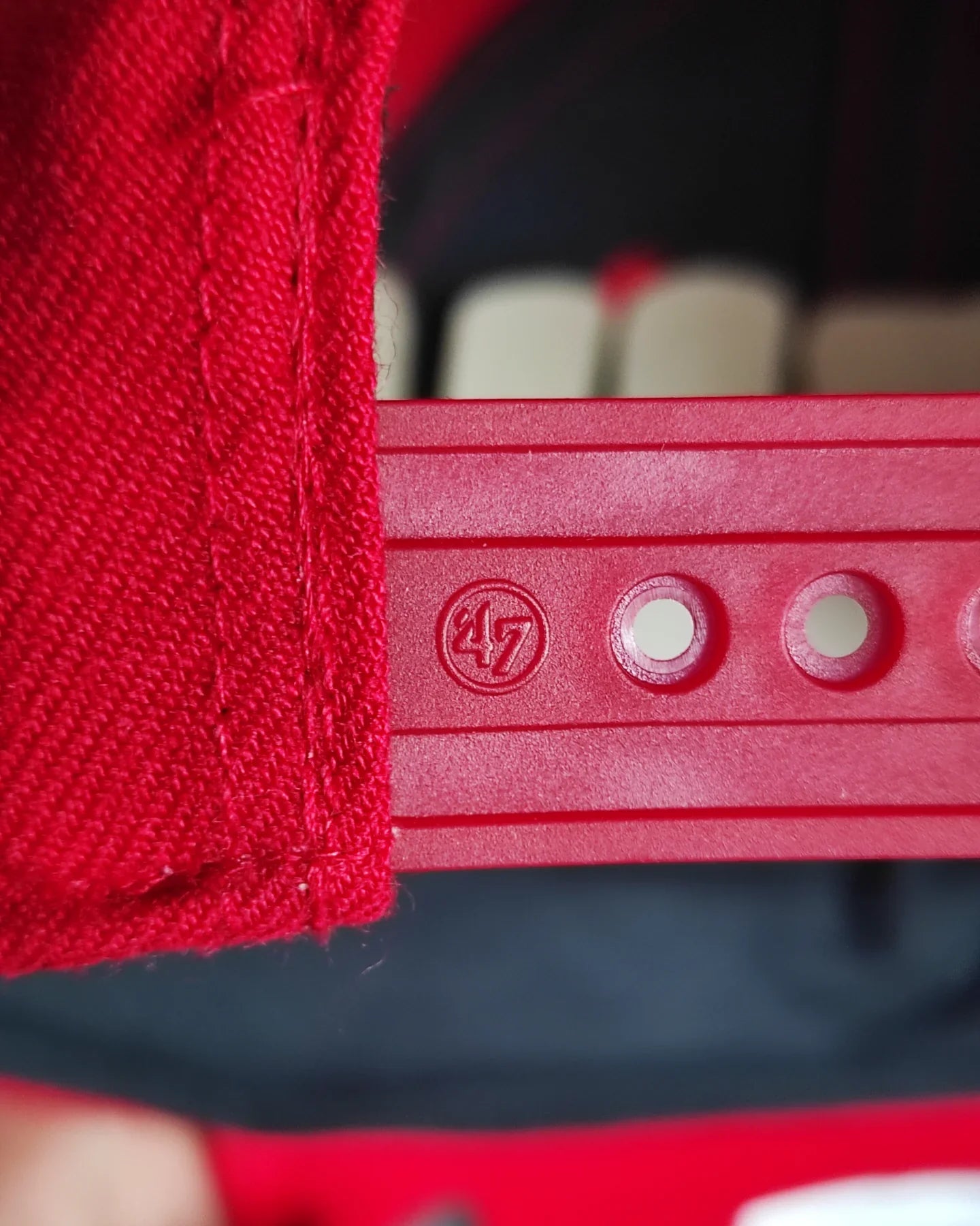 Gorra ajustable MVP roja de los New York Yankees de 47 Brand