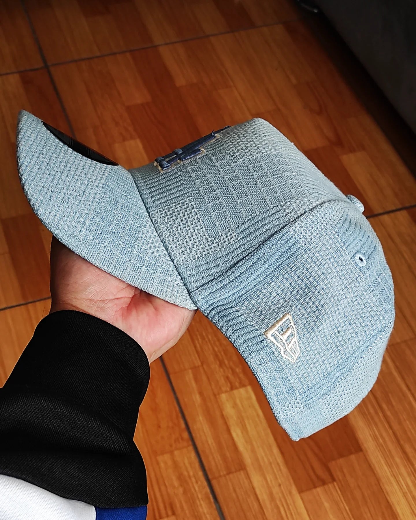 Gorra New Era Los Angeles Dodgers Denim Logo Essentials 9FORTY A-Frame