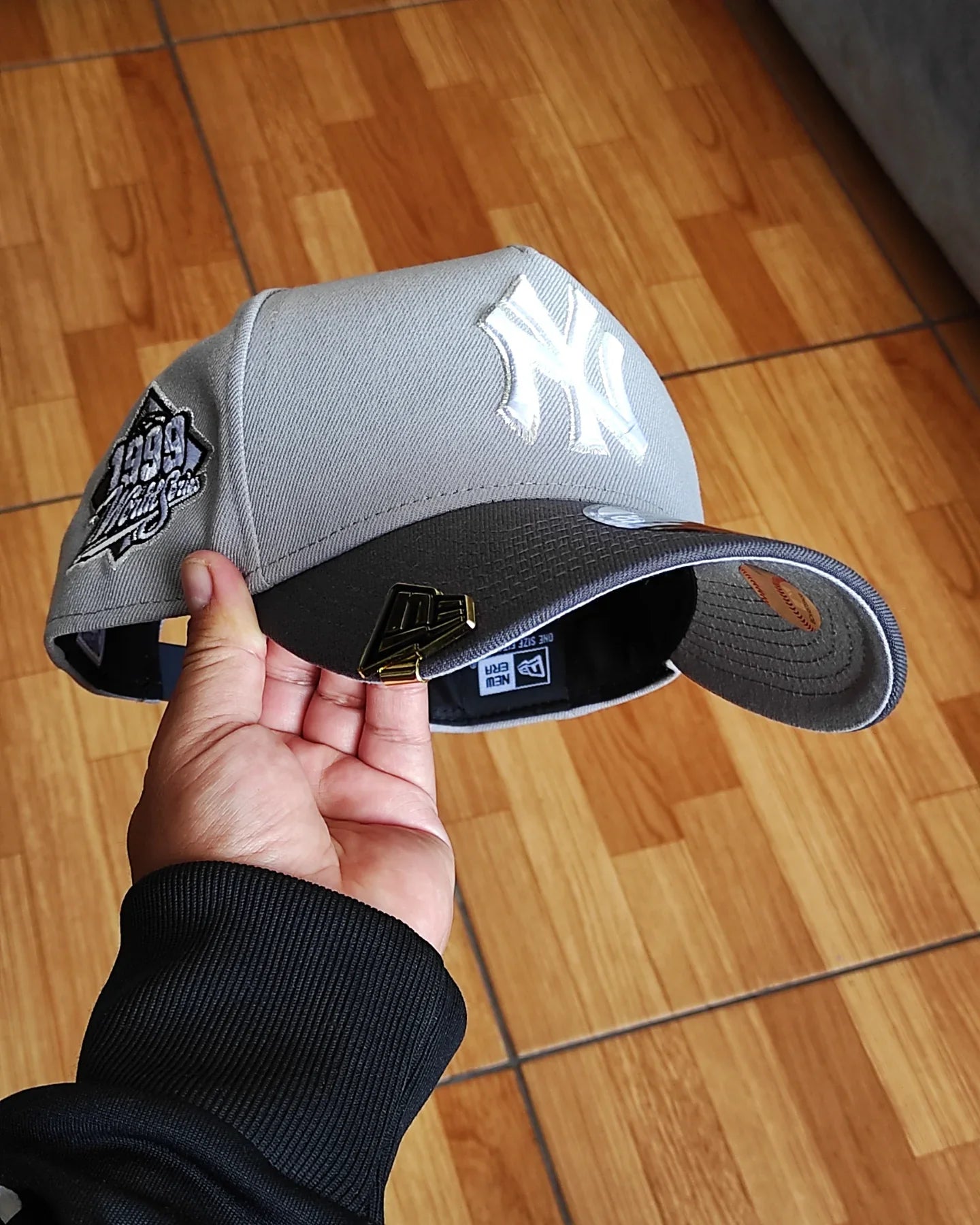 New Era New York Yankees Serie Mundial 1999 gris dos tonos 9FORTY A-FRAME