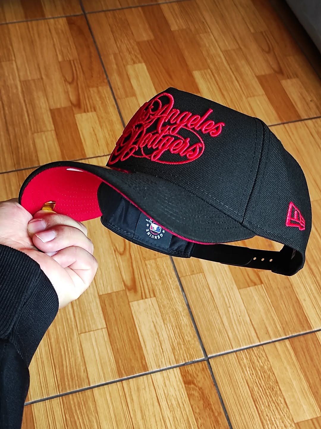 Gorra New Era Los Angeles Dodgers rose script 9Forty A Frame Snapback