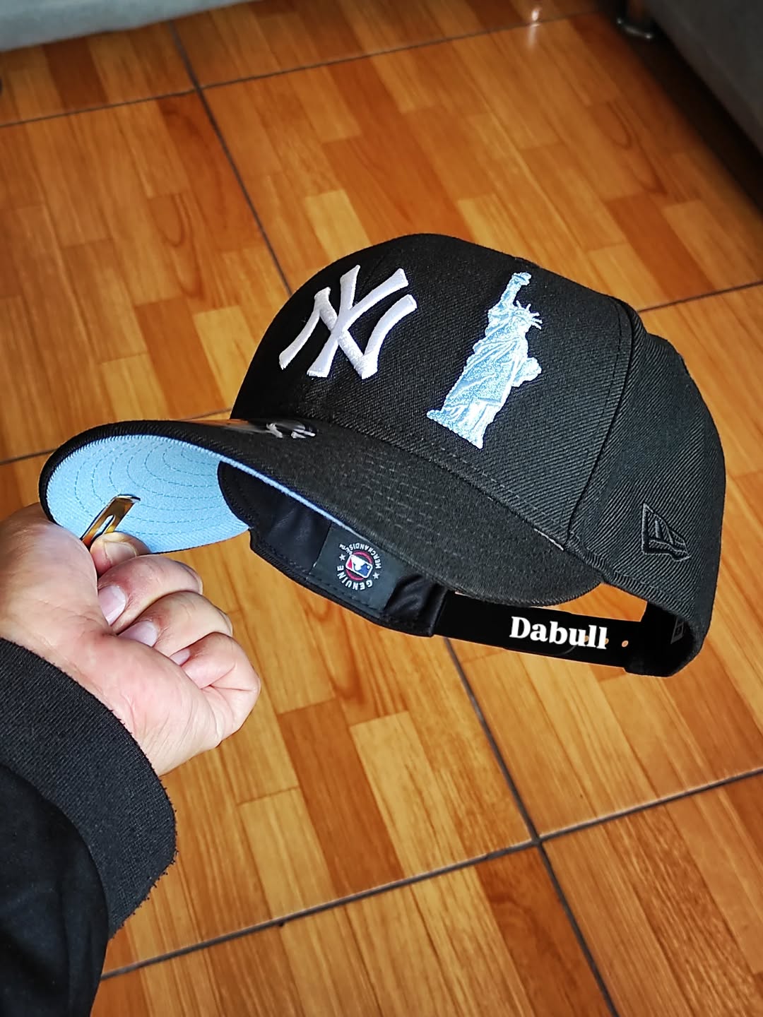 Gorra New Era 9forty snapback de los New York Yankees liberty🗽 color negro cielo 🇺🇸