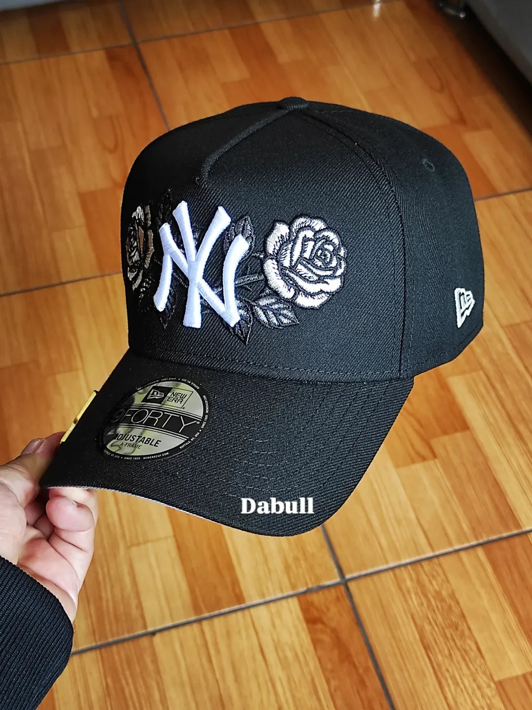 Gorra Snapback New Era 9Forty A-Frame negra New York Yankees Edición Subway Series