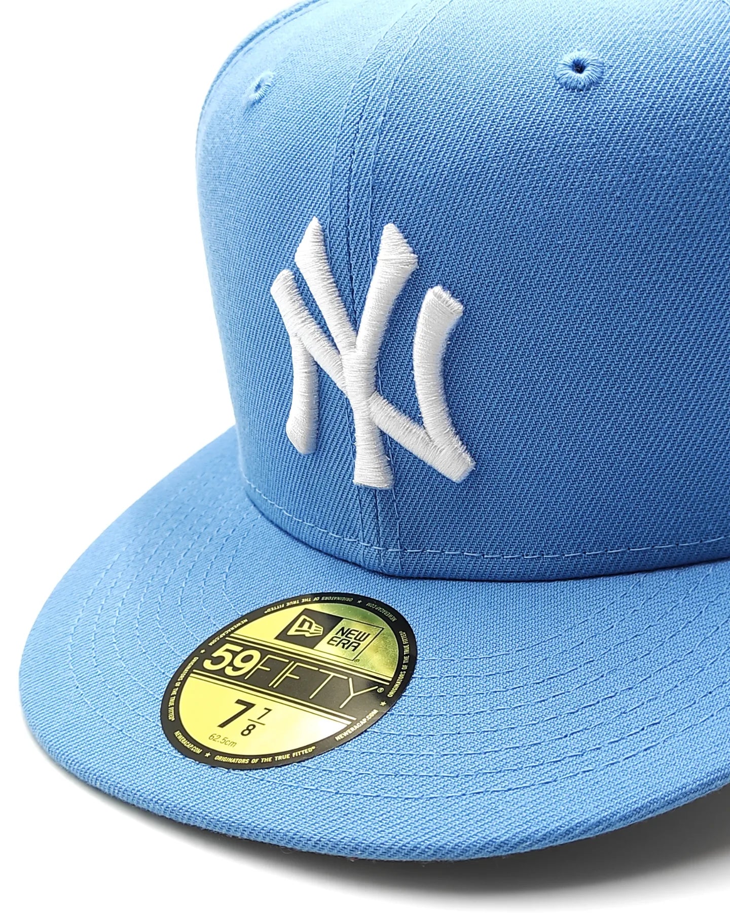 Gorra New Era 59 fifty New York Yankees azul cielo World Series