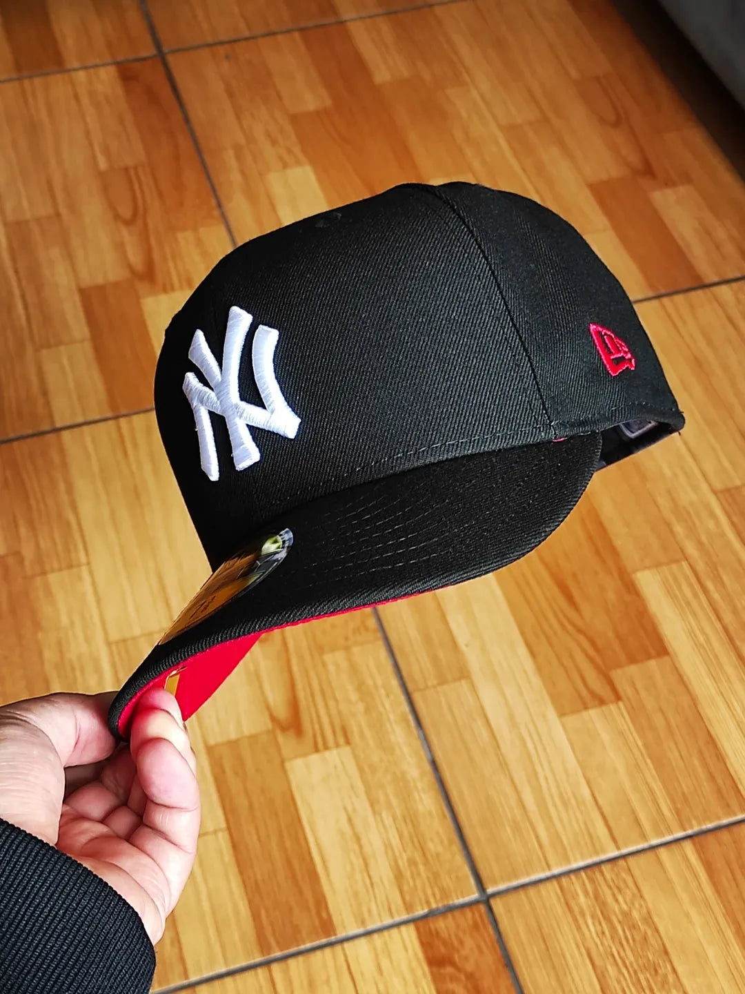 New Era New York Yankees Subway Series gorra ajustada 59Fifty negra y roja
