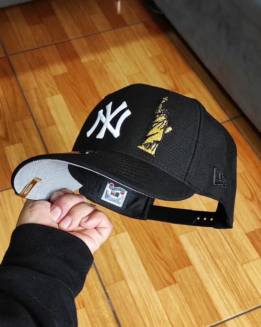 New Era New York Yankees 100 aniversario serie colección Liberty 🗽 9 FIFTY Snapback - negro