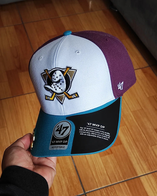 47BRAND Anaheim Ducks gorra de béisbol de la zona fría