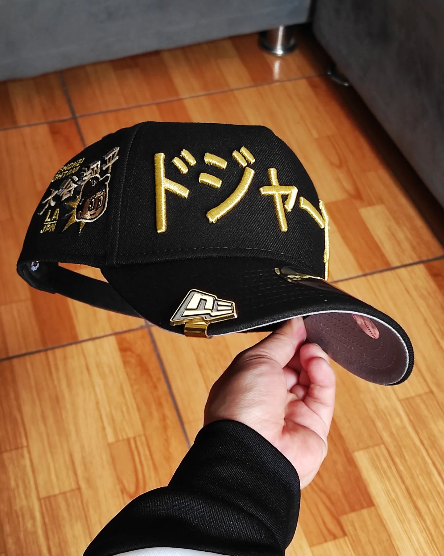 Gorra Snapback New Era Los Angeles Dodgers Ohtani Gold Metallic Prime Edition 9Forty A Frame